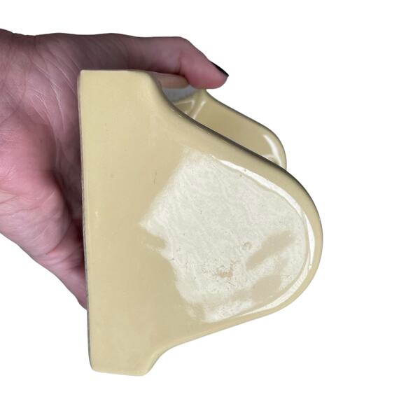 Vintage Porcelain Bathroom Fixtures Yellow Toothbrush Mount Toilet Paper MCM - Picture 8 of 16